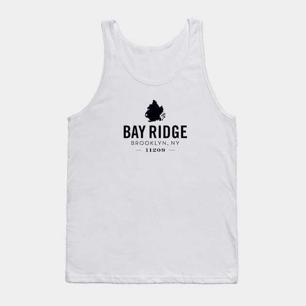 Bay Ridge (black) Tank Top by Assertive Shirts